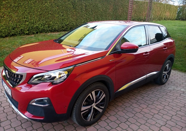 Peugeot 3008 cena 88000 przebieg: 52000, rok produkcji 2018 z Brzozów małe 106